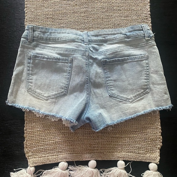 NOBO crochet front denim shorts - Picture 6 of 7